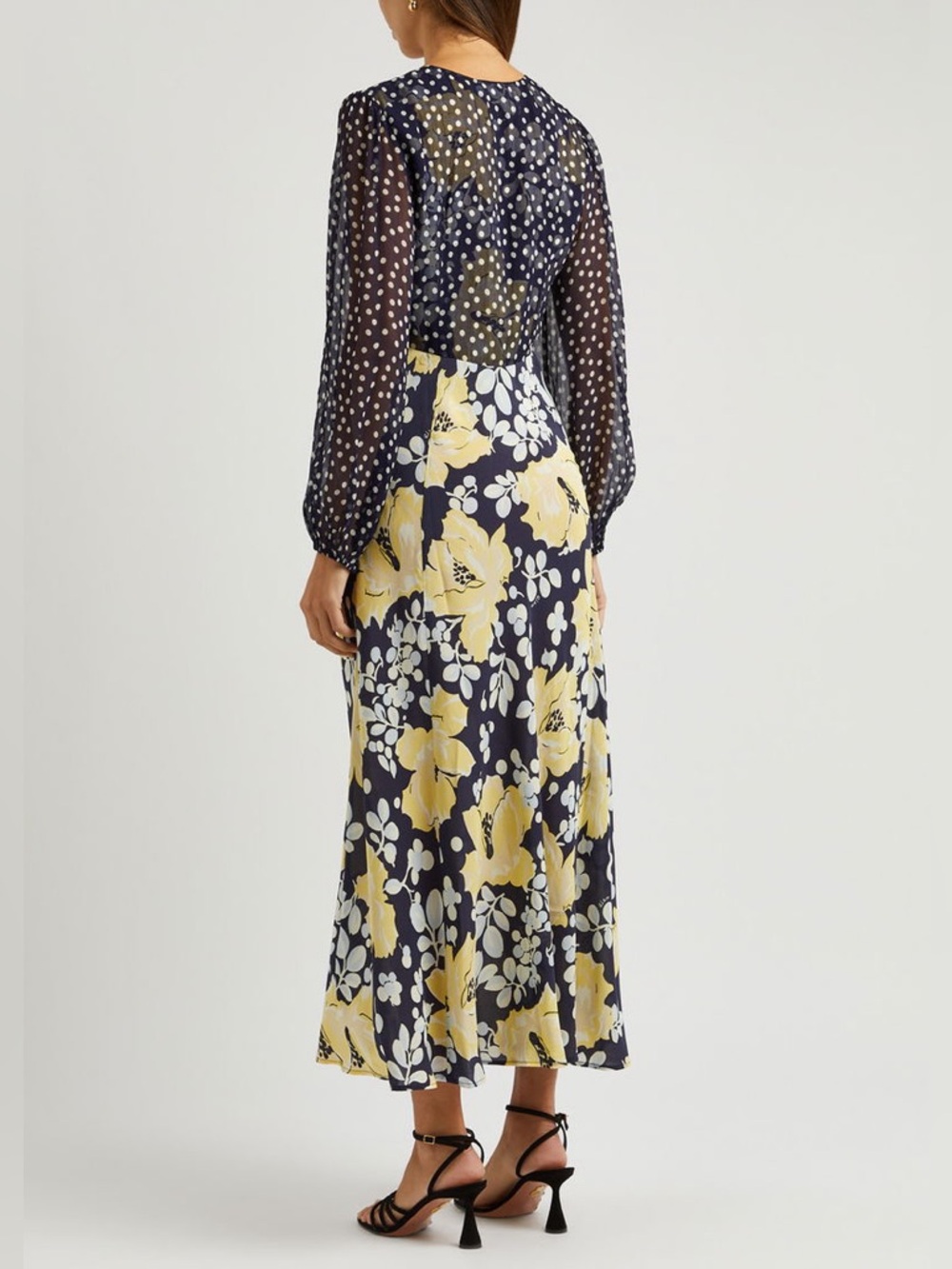 NWOT - Rixo Melanie Silk Dress - Picture 3 of 8